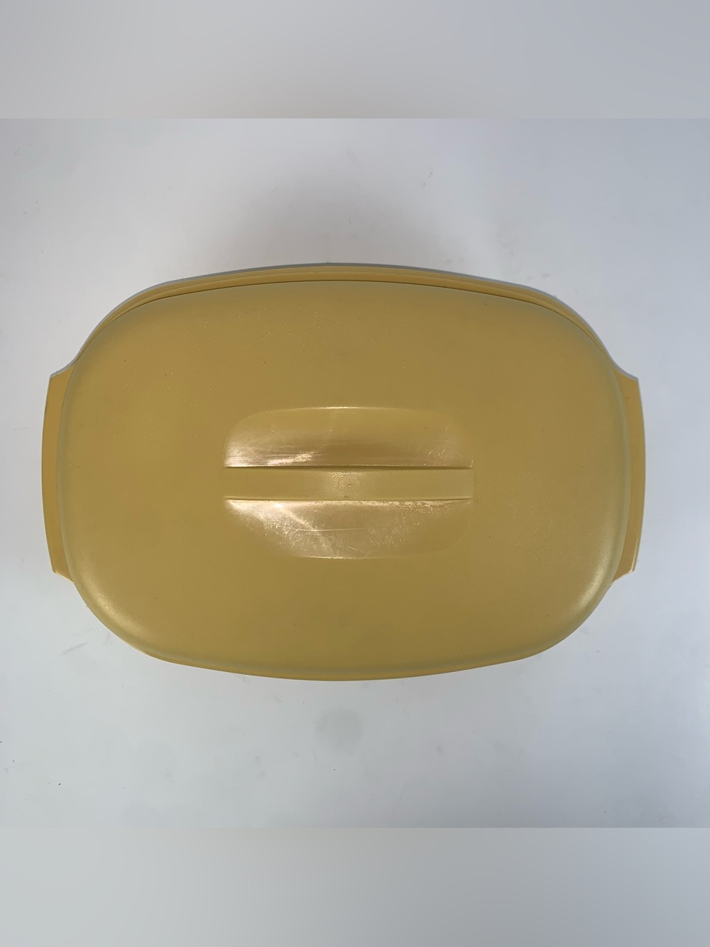 Vintage Tupperware Harvest Gold Vegetable Rice Steamer 3 Piece Set